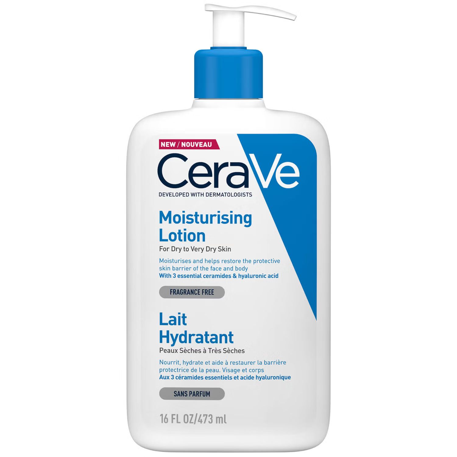 CeraVe Moisturising Lotion for Dry to Very Dry Skin 473ml | Look Fantastic (UK)