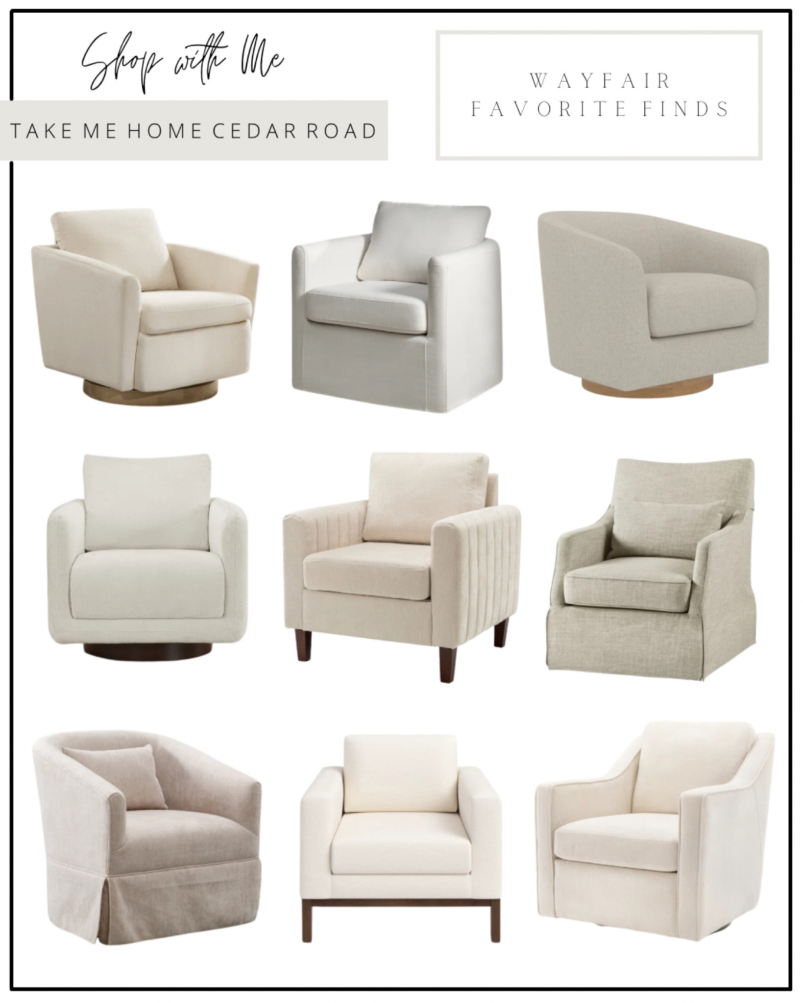 Wayfair favorite finds, so many accent chairs on sale!!! 

Accent chair , swivel chair, upholstered chair, way day

#LTKSaleAlert #LTKHome
