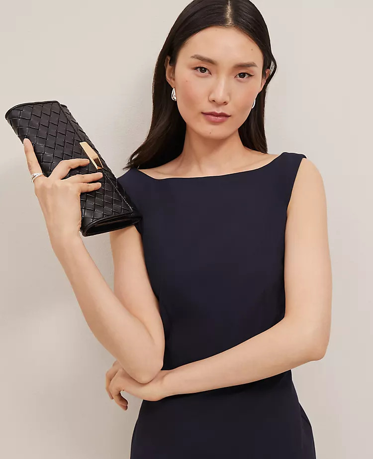 The Boatneck Dress in Seasonless Stretch | Ann Taylor