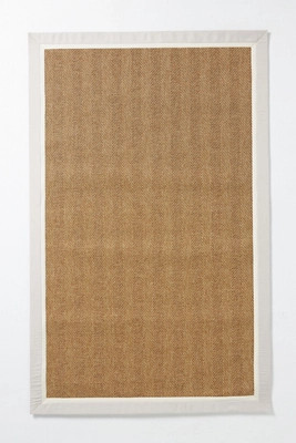 Flatwoven Double Border Performance Rug | Anthropologie (US)