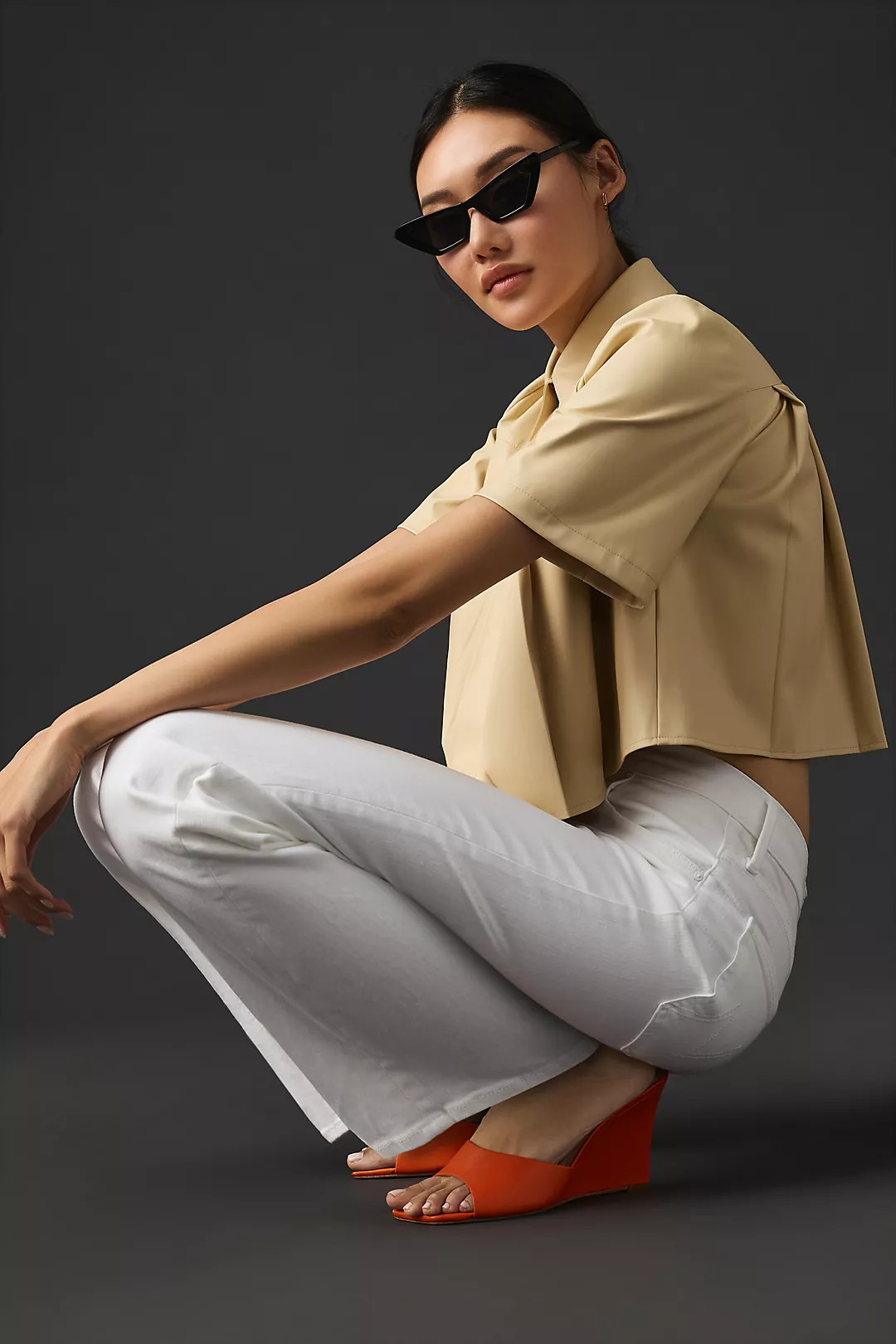 MOTHER The Rambler Zip Ankle Jeans | Anthropologie (US)