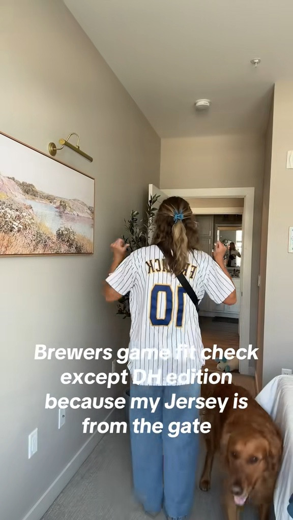 Dhgate fit check for the brewers game!! 

#LTKFindsUnder50 #LTKSeasonal