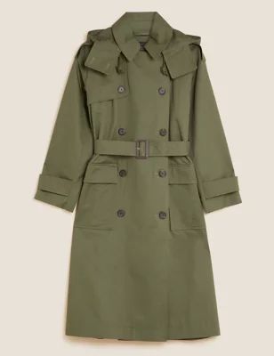 Pure Cotton Stormwear™ Belted Trench Coat | M&S Collection | M&S | Marks & Spencer (UK)