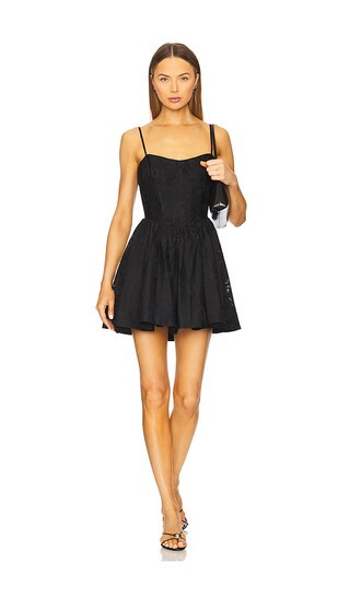Linelly Dress in Black | Revolve Clothing (Global)