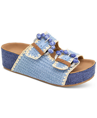 Women's Kendall Buckled Platform Sandals | Macy's