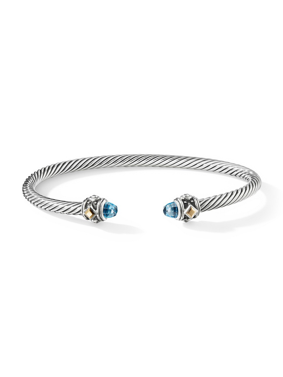 David Yurman Renaissance 18K Yellow Gold, Sterling Silver & Gemstone Bracelet | Saks Fifth Avenue