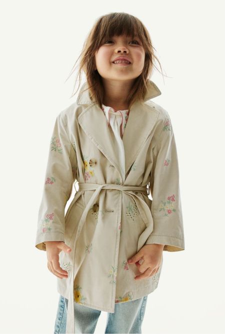 Cutest embroidered trench
Sizes 2-10 🌸 

#LTKfindsunder50 #LTKSeasonal #LTKkids