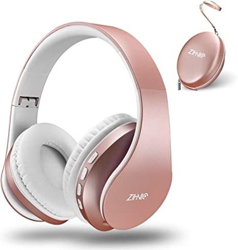 ZIHNIC Bluetooth Headphones Over-Ear, Foldable Wireless and Wired Stereo Headset Micro SD/TF, FM ... | Amazon (US)