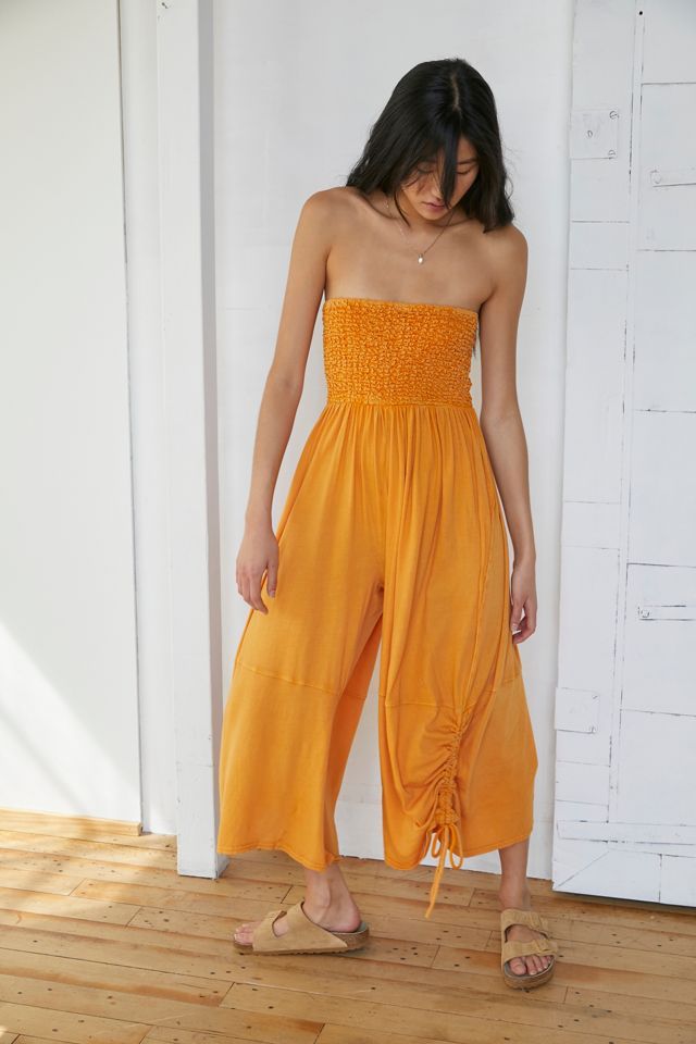 Out From Under Makena Smocked Jumpsuit | Urban Outfitters (US and RoW)
