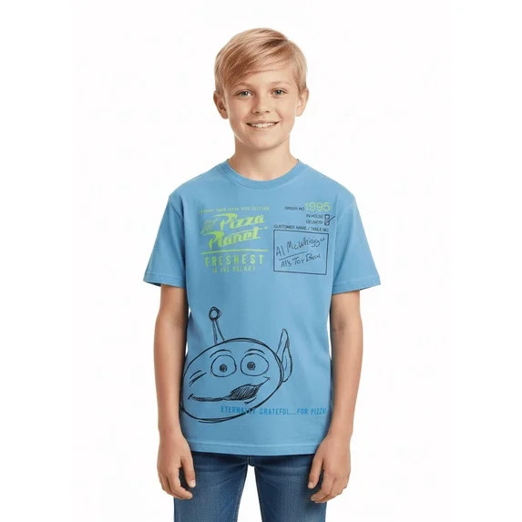 Toy Story, Boys' Relaxed Mineral Wash Graphic T-Shirt, Sizes 4-18 | Walmart (US)