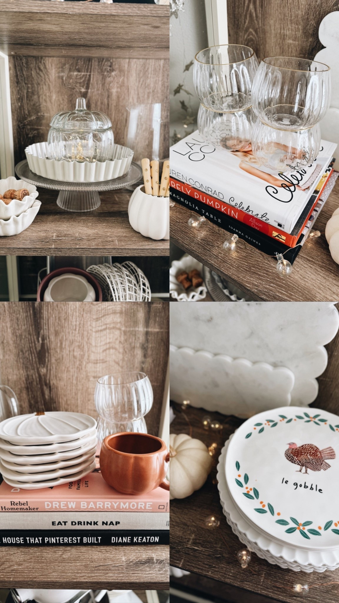 Thanksgiving shelf decor and fall decor 

#LTKSeasonal #LTKHoliday #LTKHome