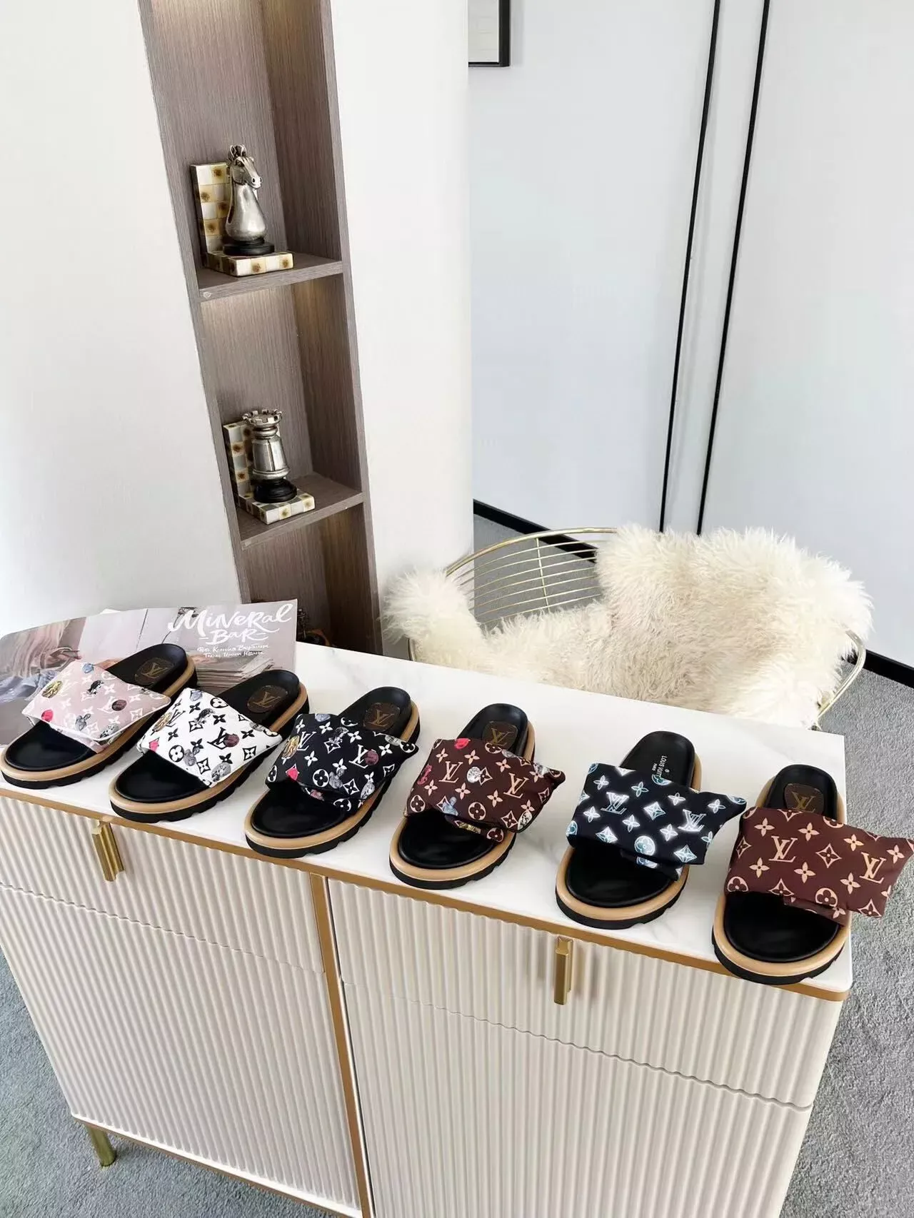 Louis Vuitton has a pair of fluffy slippers that cost $2,040 and we can't  understand why - Luxurylaunches