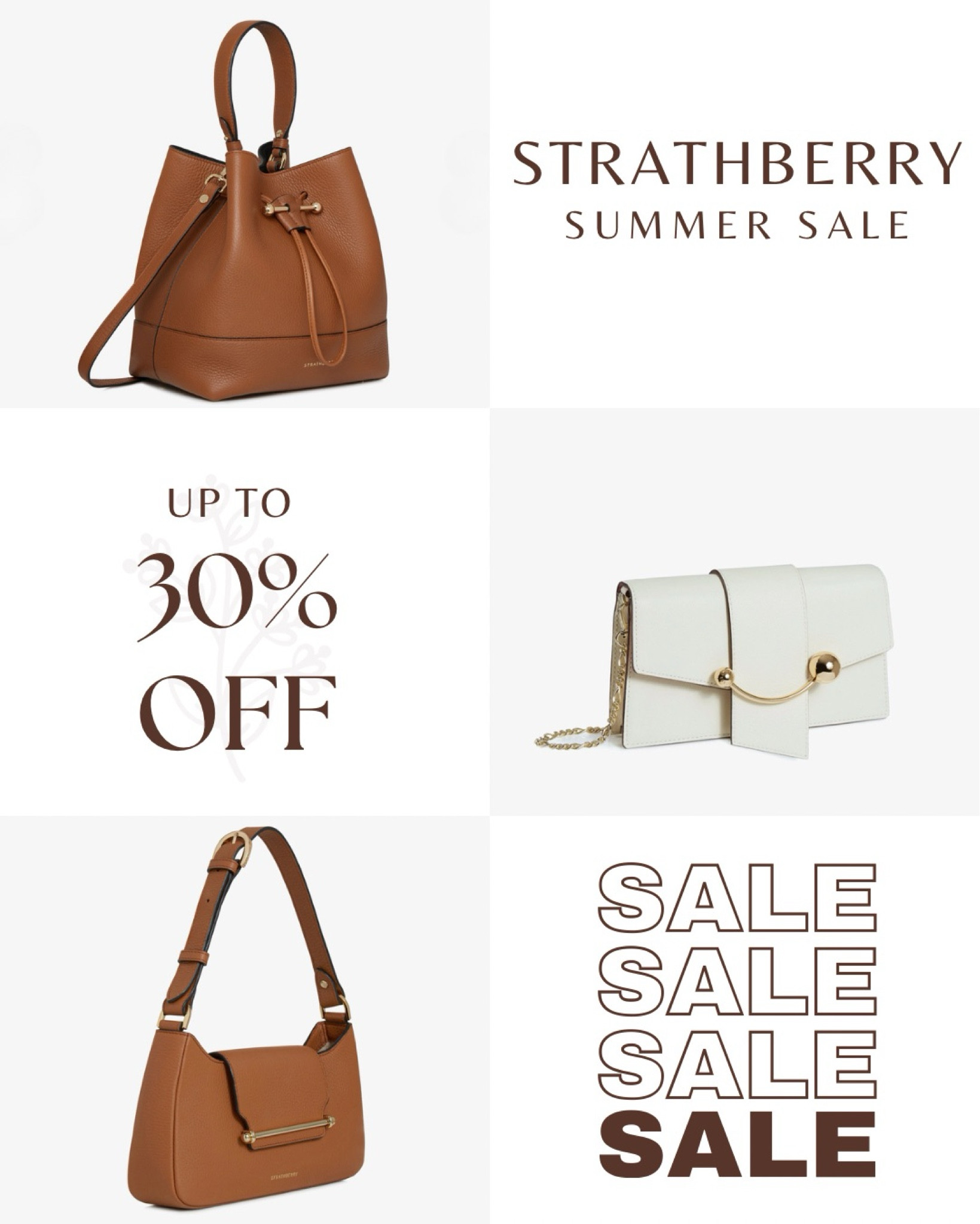 SALE ALERT 🚨: Don't miss the Strathberry Summer Sale! Enjoy up to 30% off on our stunning collection. It's too good to pass up! 👜💕

#LTKItBag #LTKSeasonal #LTKSaleAlert