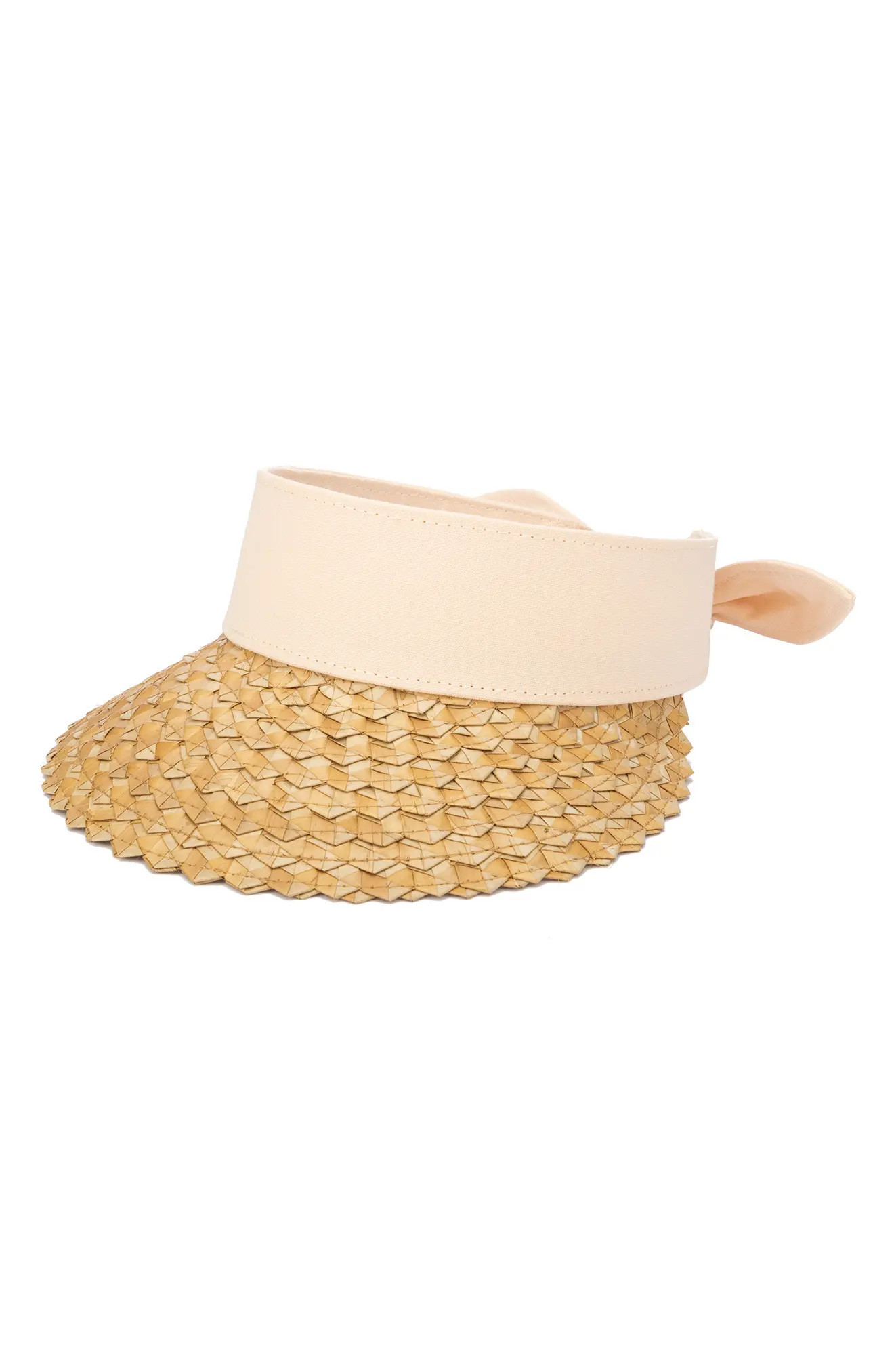 San Diego Hat Straw Visor in Natural at Nordstrom | Nordstrom