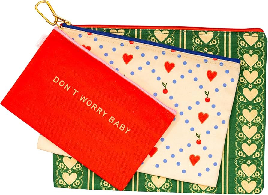 ban.do Travel Bags Carryall Trio, Don't Worry Baby | Amazon (US)