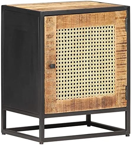 Nightstand, Industrial Bedside Table with 1 Door, Wood End Table Accent Side Table, Night Table F... | Amazon (US)