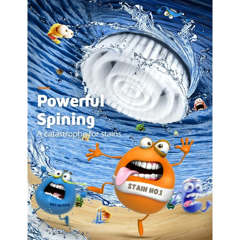 Homitt Electric Spin Scrubber, Cordless Scrubber with 4 Brush Heads, 1 Extension Arm&Adapter - Wa... | Walmart (US)