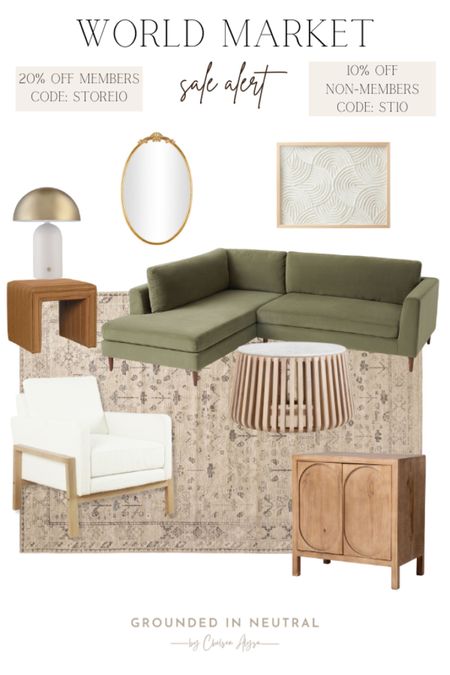 World Market is having a Sale!! I’m loving this living room look. The Velvet Sofa and Cream Chair compliment each other so well. 

#LTKStyleTip #LTKSaleAlert #LTKHome
