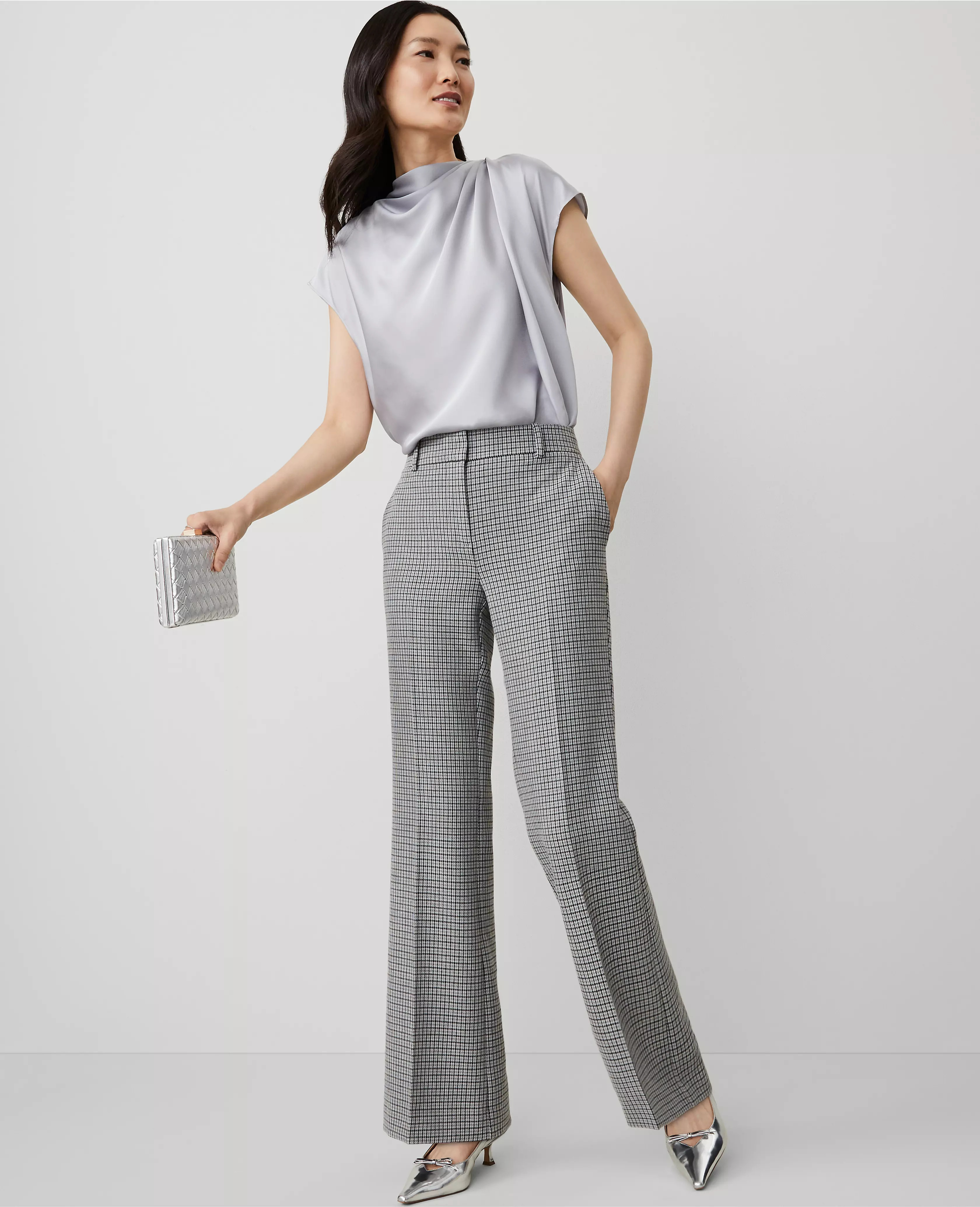 The Jayne Trouser Houndstooth Pant | Ann Taylor (US)