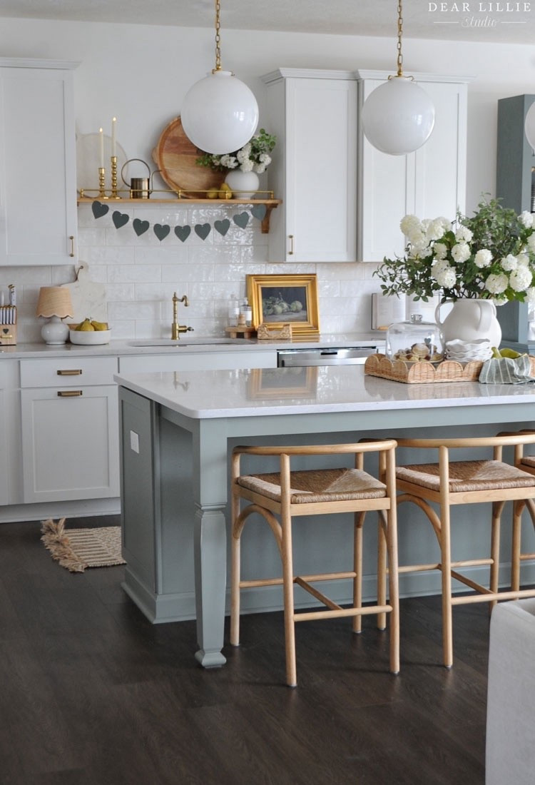 Green and White kitchen with heart garland…

#LTKHome #LTKValentine #LTKSeasonal