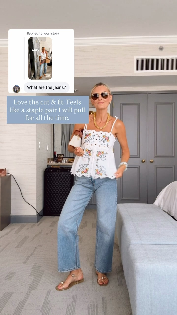 Just got these new jeans from Zara & I love the fit! Wearing S/27!

Loverly Grey, Zara, summer outfit, straight jeans, jelly sandals, blouse 

#LTKSeasonal
