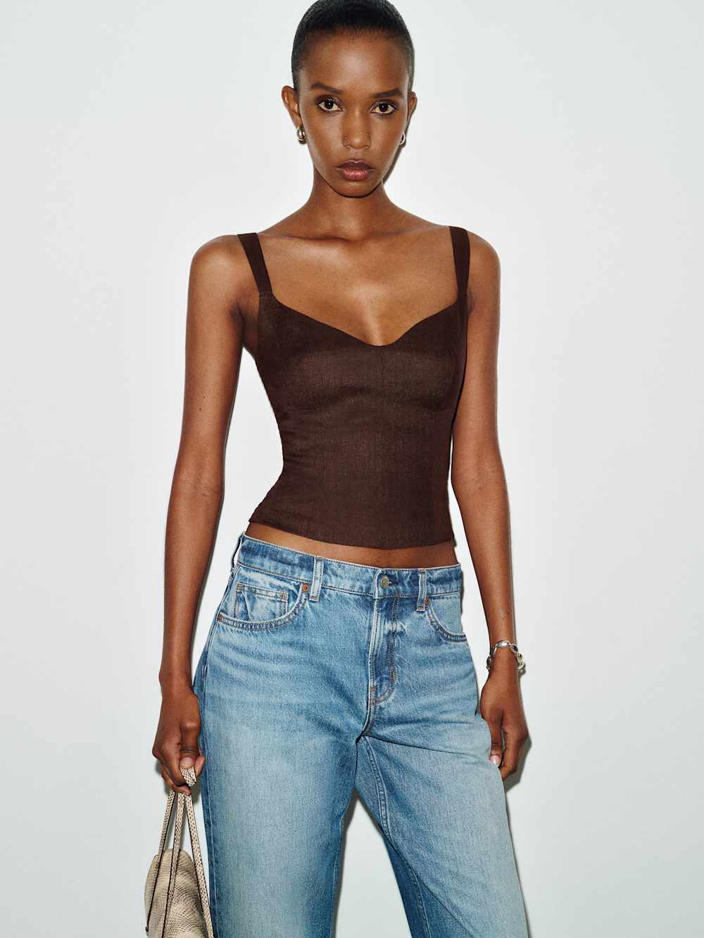 Yuri Linen Top | Reformation (Global)