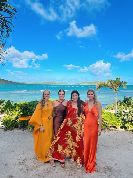 Tropical wedding guest dresses / bridesmaids dresses. The color of my silk maxi is sold out but I linked it in a few other colors it comes in so many !

Wedding guest dresses, black tie wedding guest, tropical wedding guest , Antigua wedding 

#LTKSeasonal #LTKwedding