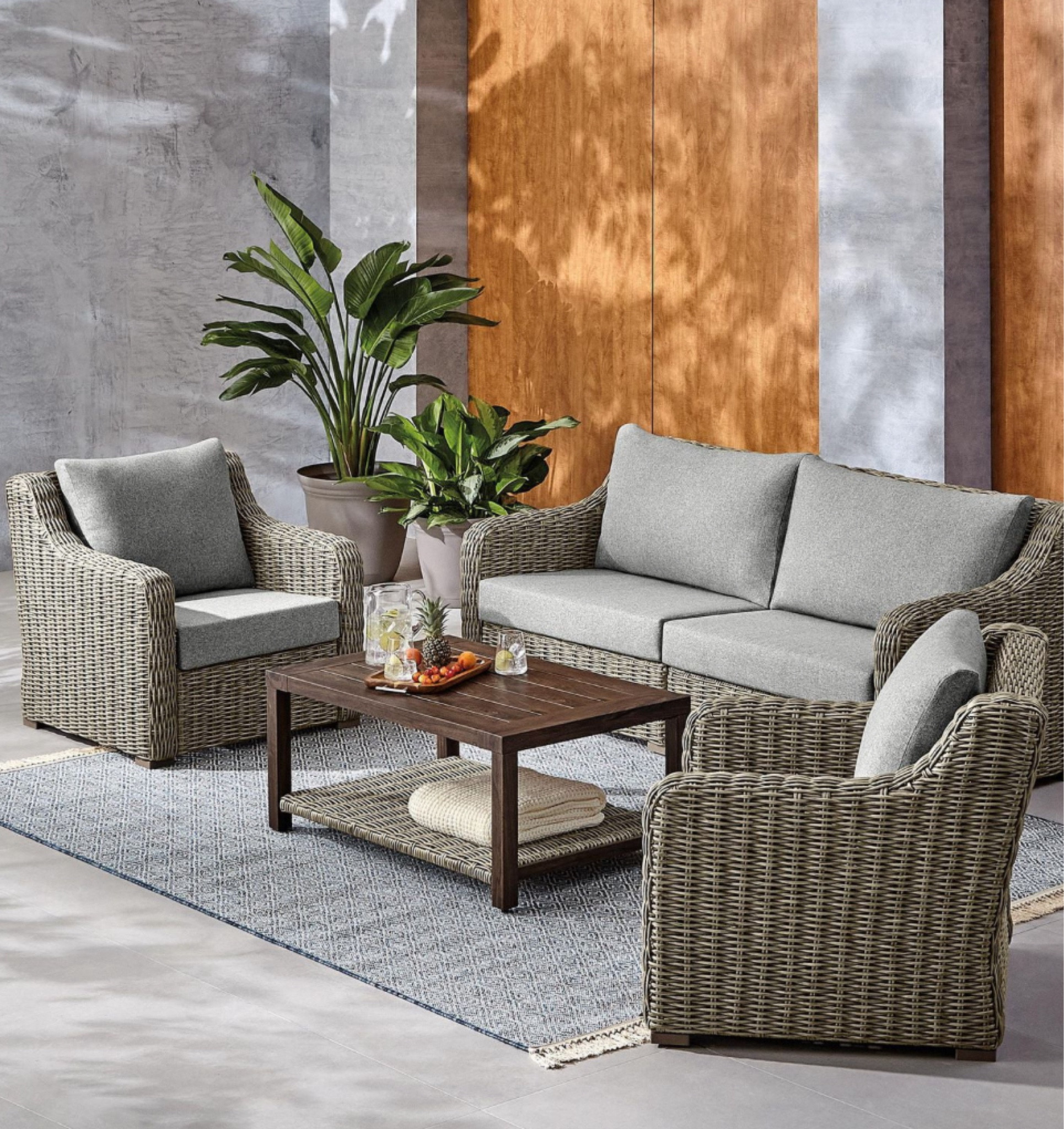 Our dining set is still sold out of the 3 seater but the 2 seater is in stock and cheaper!! 

#LTKcanada #LTKhome #LTKsummer