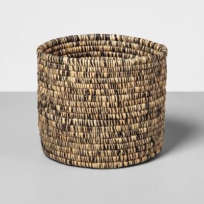 7" x 7" Hand Woven Raffia Basket Brown - All Across Africa for Opalhouse™ | Target