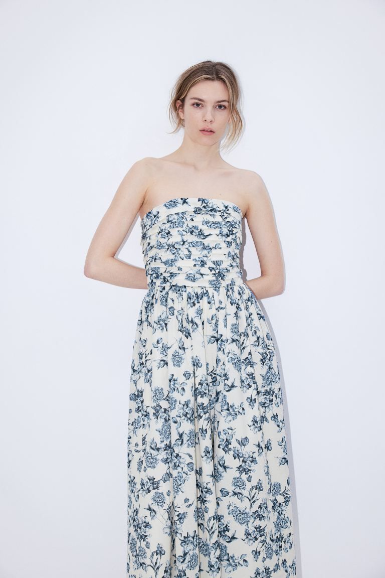 Pleated Bandeau Dress | H&M (US + CA)