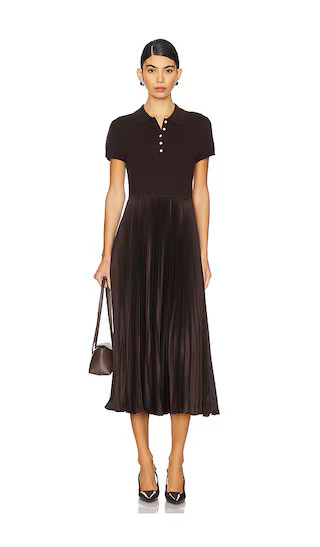 Short Sleeve Day Dress in Squire Brown | Revolve Clothing (Global)