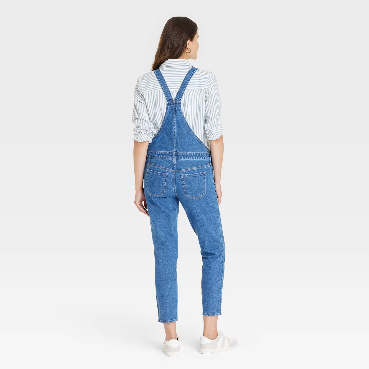 Denim Overalls Maternity Jumpsuit - Isabel Maternity by Ingrid & Isabel™ Medium Wash | Target