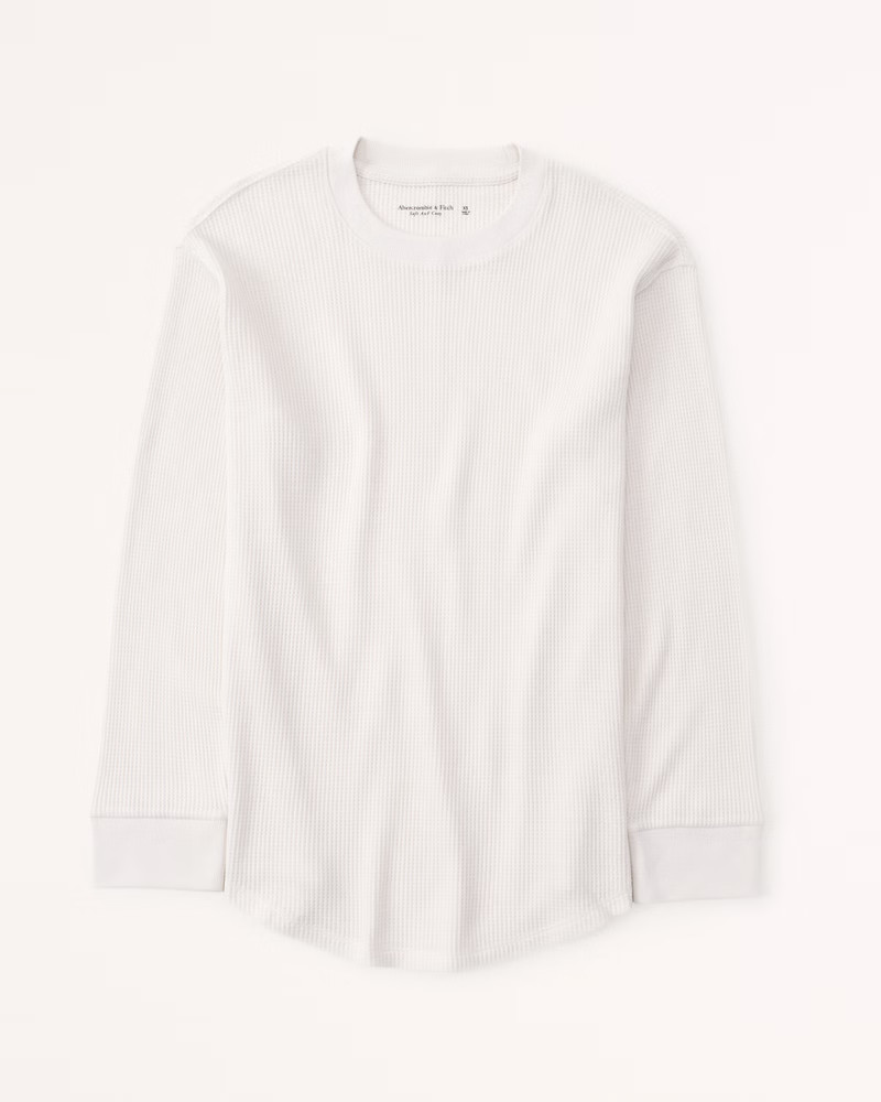 Waffle Boyfriend Tee | Abercrombie & Fitch (US)