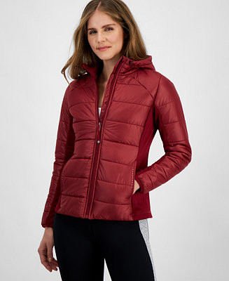 ID Ideology Women's Hooded Puffer Jacket, Created for Macy's - Macy's | Macy's