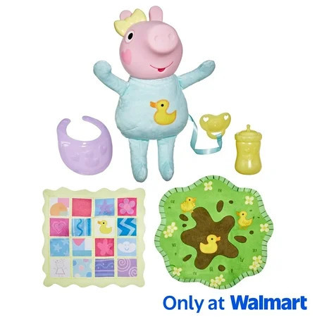 Peppa Pig Toys Oinks + Snuggles Baby Evie Interactive Baby Doll with Accessories, 20+ Sounds, 3+ | Walmart (US)