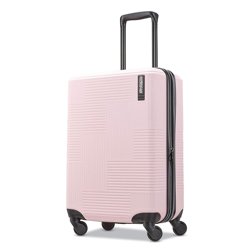 American Tourister Stratum XLT Expandable Hardside Luggage with Spinner Wheels, Pink Blush, Carry... | Amazon (US)