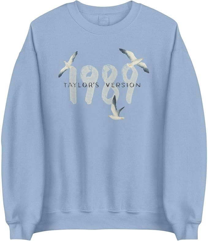 Taylor 1989 Crew Neck Shirts for Women - Oversized Crewneck 1989 Sweatshirt Long Sleeve Concert O... | Amazon (US)
