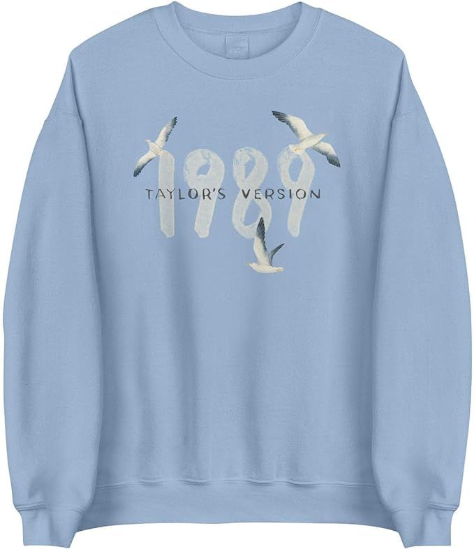 Taylor 1989 Crew Neck Shirts for Women - Oversized Crewneck 1989 Sweatshirt Long Sleeve Concert O... | Amazon (US)