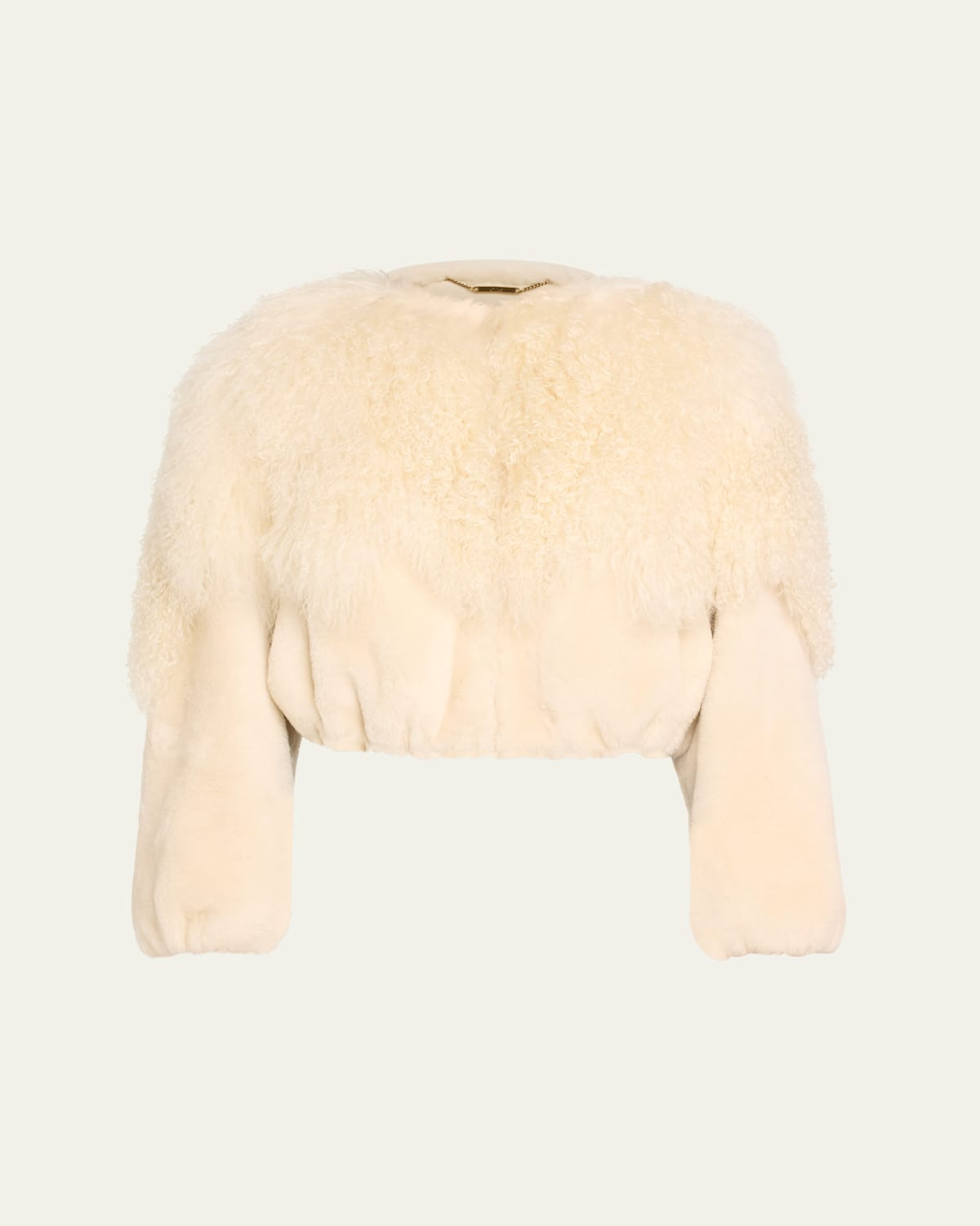 Short Mongolian Shearling Jacket | Bergdorf Goodman
