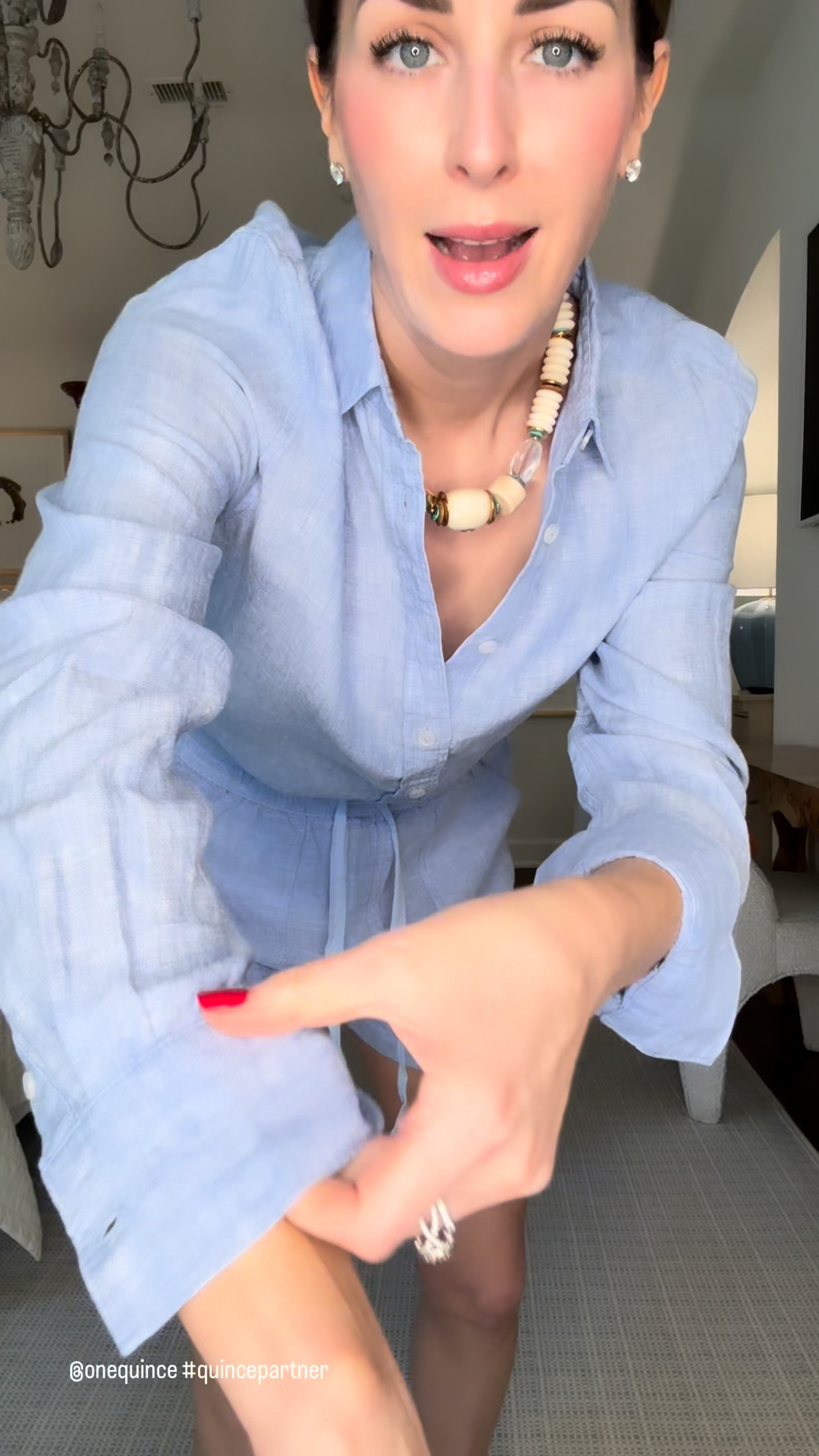 If you’re headed anywhere hot, humid, or muggy this summer… these linen sets are the pieces you’ll reach for on repeat. Timeless, classic, and so easy to style from beach mornings to dinner reservations.
I love that the fit is flattering without feeling oversized — truly spot on. The long sleeve + short combo gives that effortless, polished look while still keeping you cool. I’m wearing a small in both sets from @quince and honestly can already tell these will be staples for summers to come.
Which one are you choosing: the stripe or the blue? ✨ 

 #quincepartner

#LTKootd #LTKSeasonal #LTKOver40