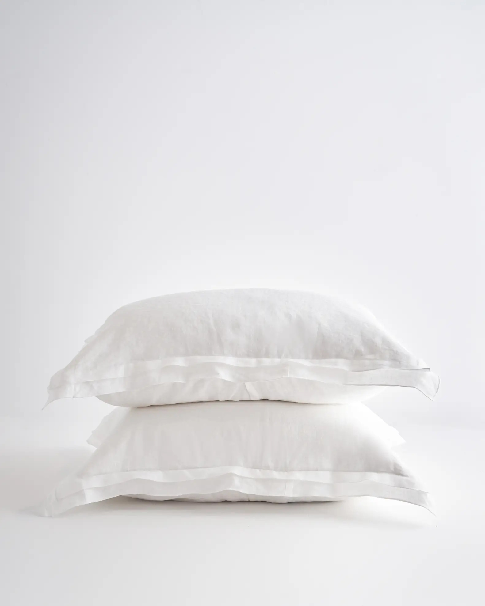 Linen Double Edge Embroidery Sham Set | Quince