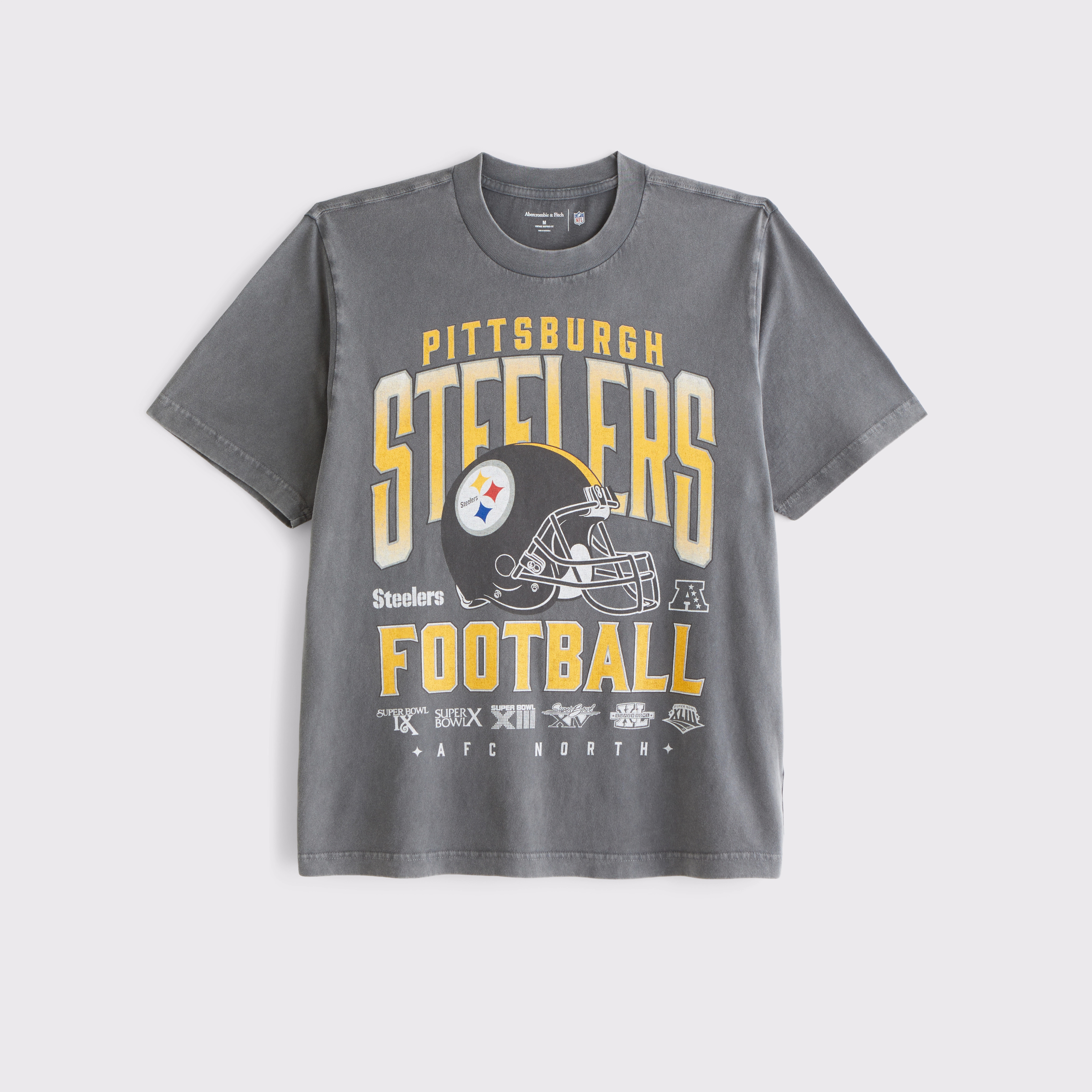 Pittsburgh Steelers Vintage-Inspired Graphic Tee | Abercrombie & Fitch (US)