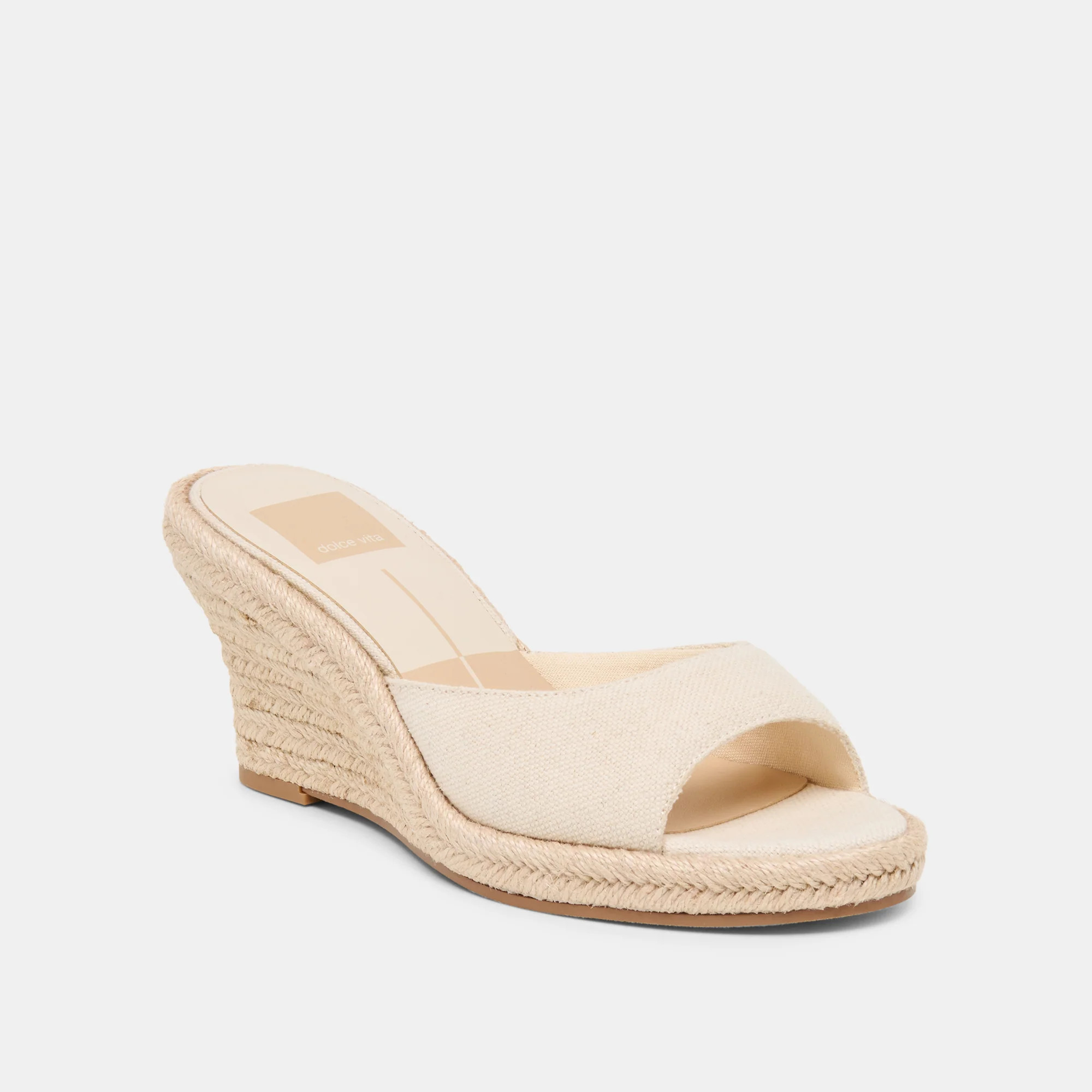Vaya Ecru Linen Wedges | Dolce Vita | DolceVita.com
