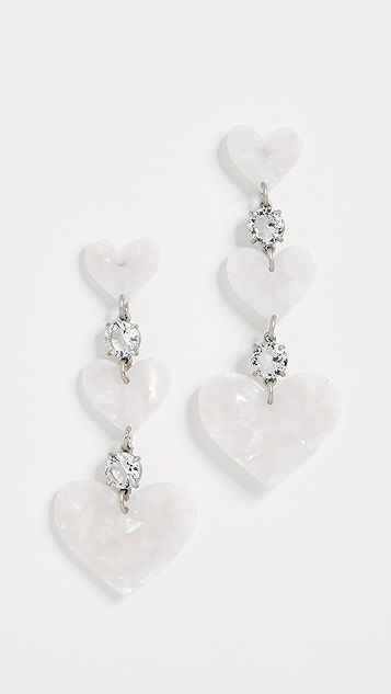 Heart Drop Earrings | Shopbop