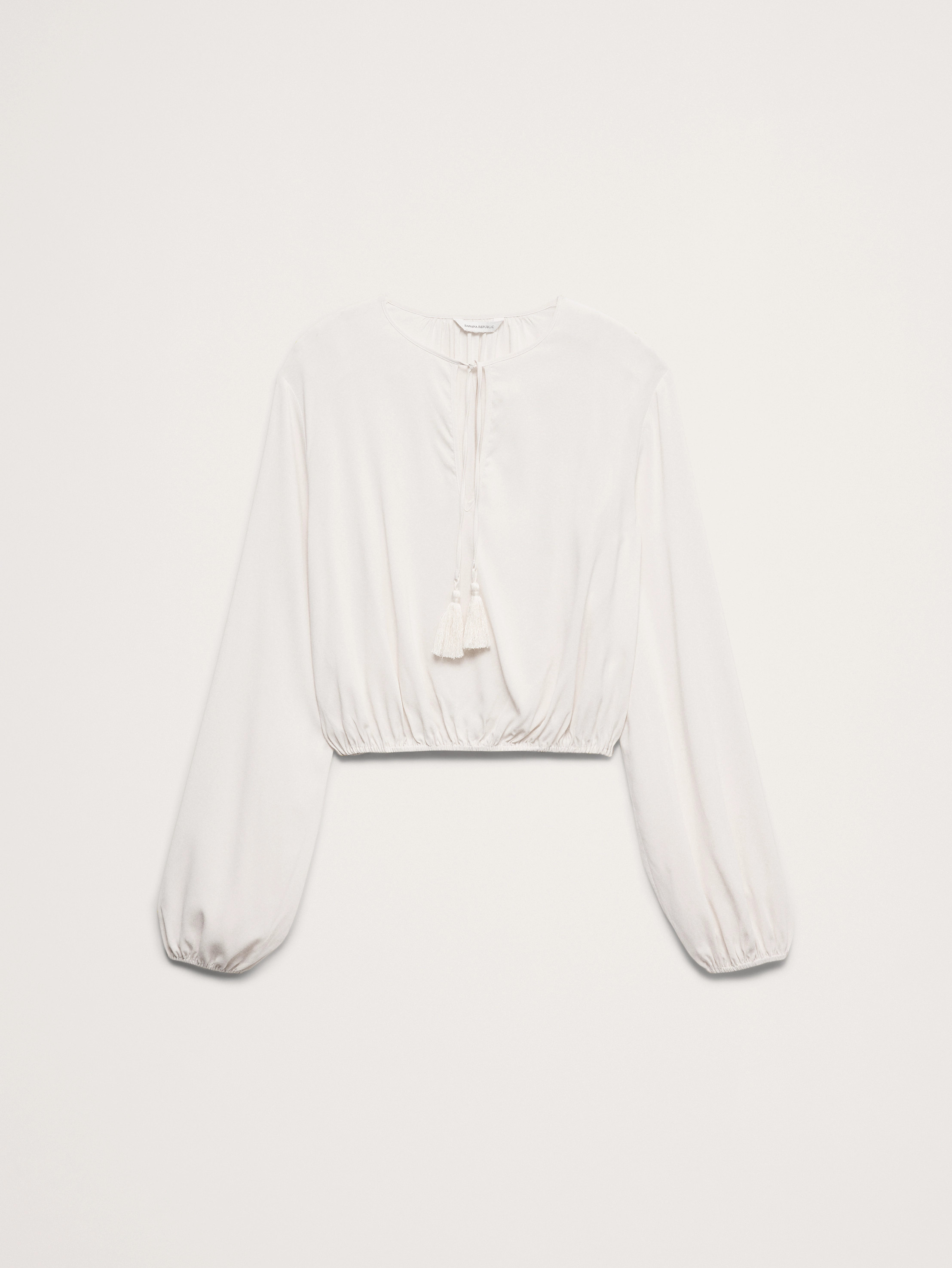 Georgette Tie-Neck Blouse | Banana Republic (US)