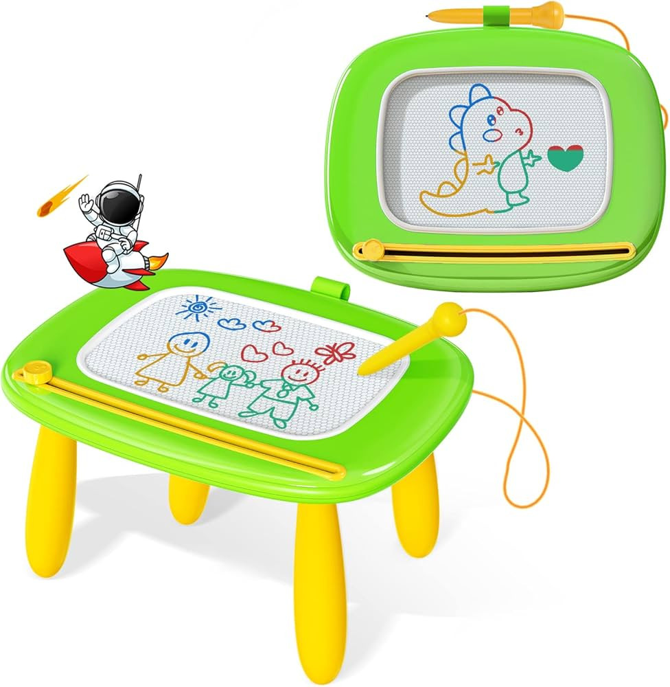 Kikidex Magnetic Drawing Board, Toddler Girl Toys for 1-2 Year Old, Doodle Board Pad Learning and... | Amazon (US)