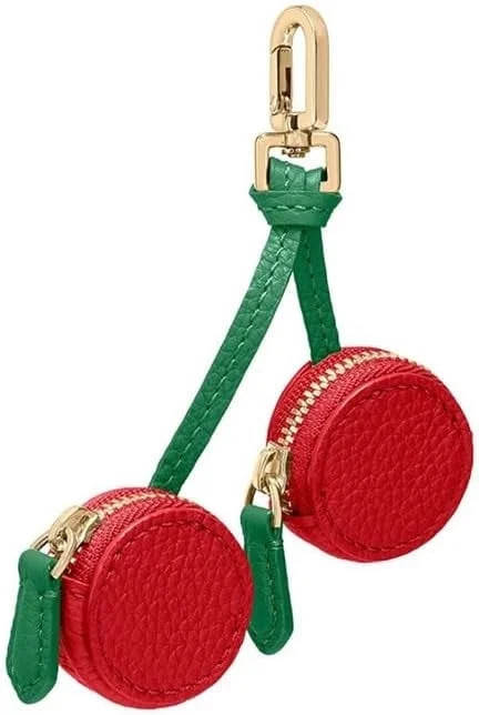 Cute Fruit Leather Bag Charm Y2K Strawberry Keychain With Zipper Backpack Kawaii Cutecore Mini Pu... | Walmart (US)