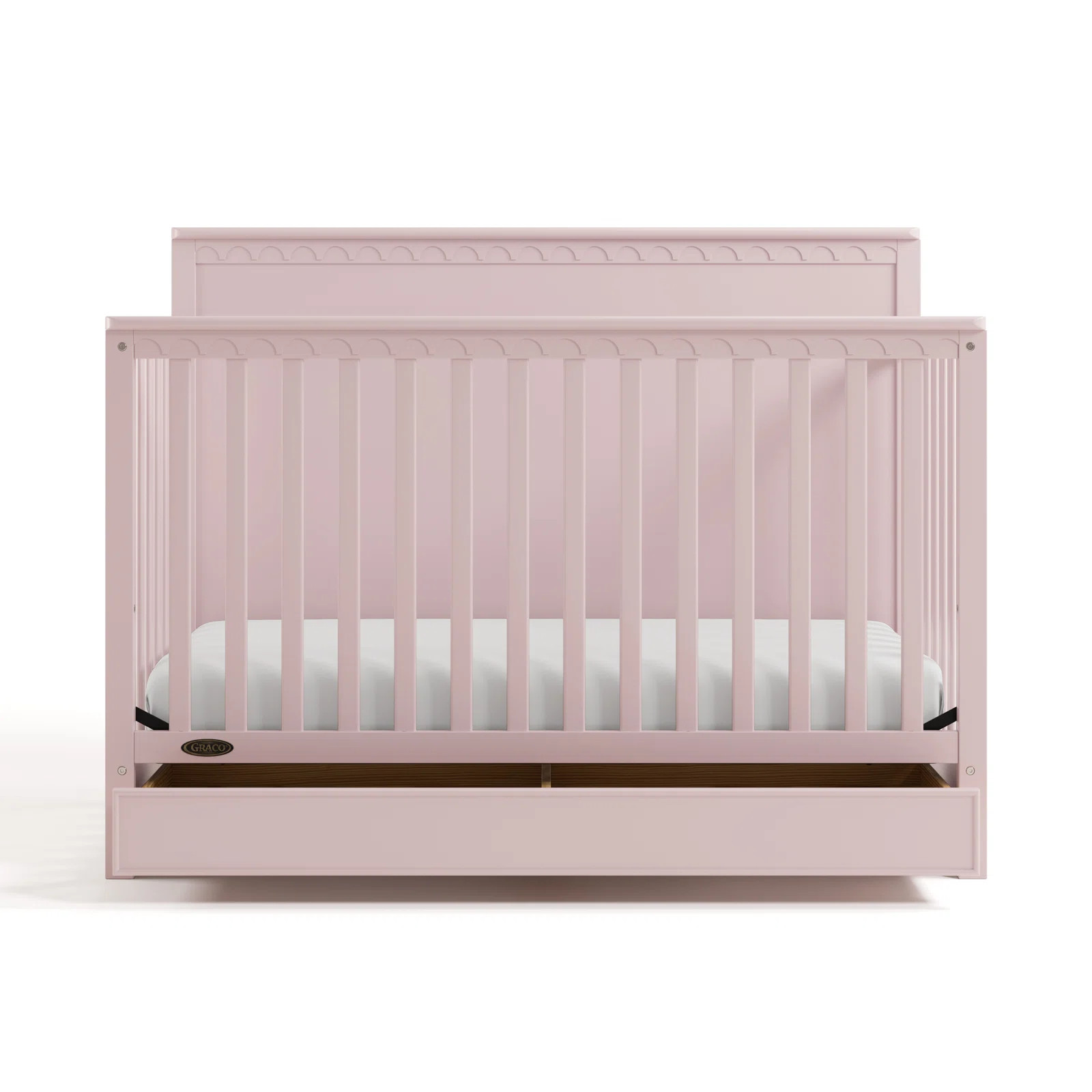 Sasha 5-In-1 Convertible Crib With Drawer | Birch Lane
