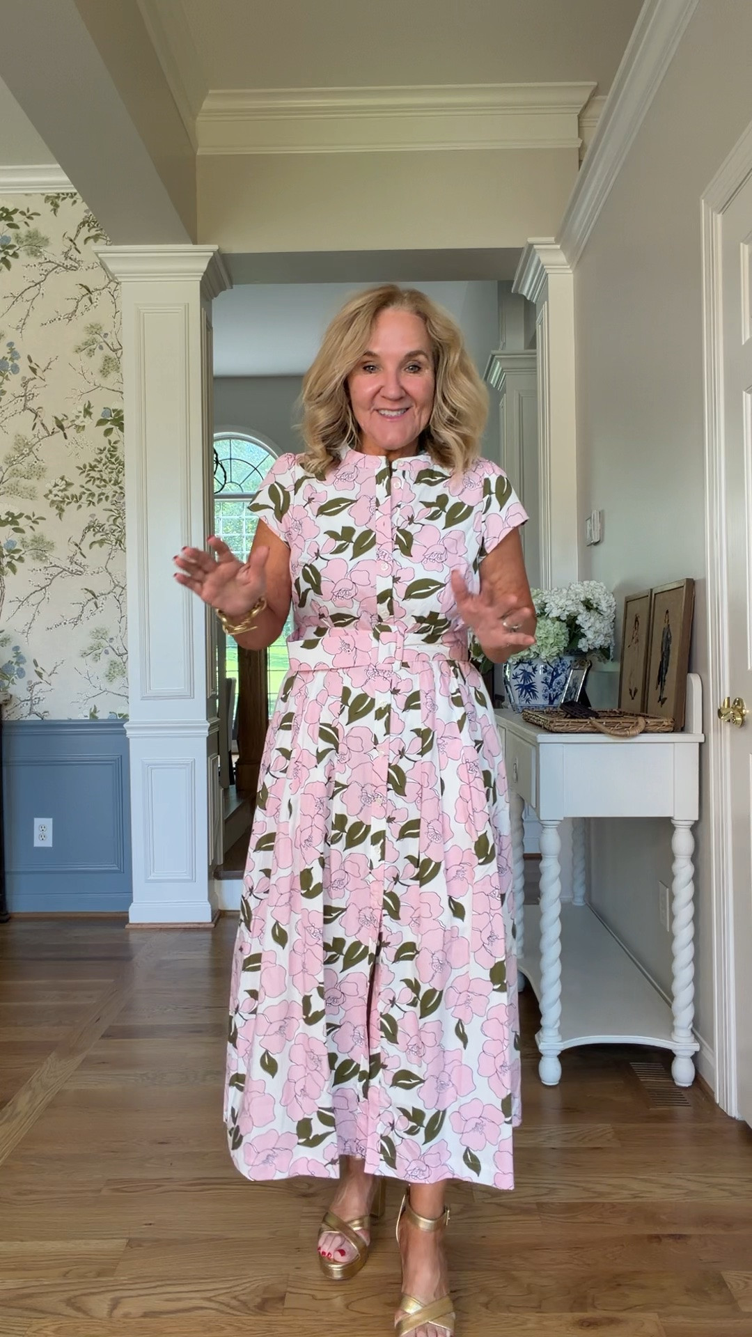 Wearing size 8 petite. I’m 5’3 
On sale in a few sizes available
Beautiful @Boden (US) dresses

#LTKOver40 #LTKWedding #LTKPetite