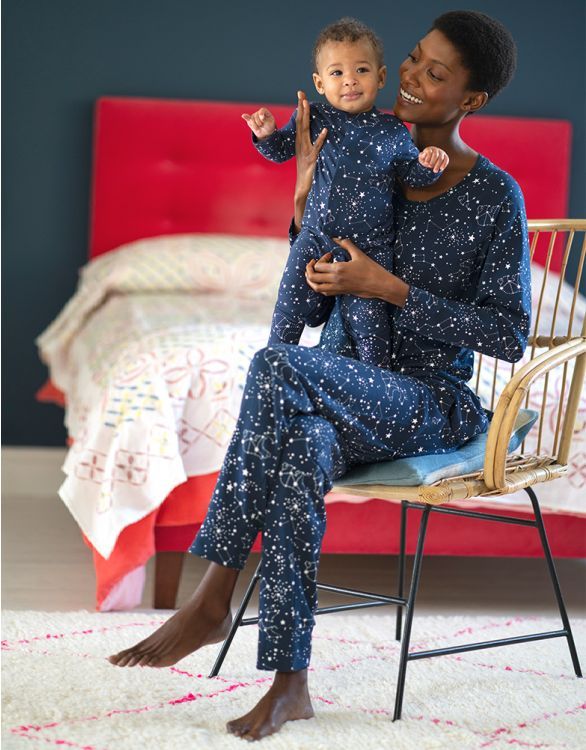 Mama & Mini Star Constellation Cotton Pajamas Set | Seraphine US